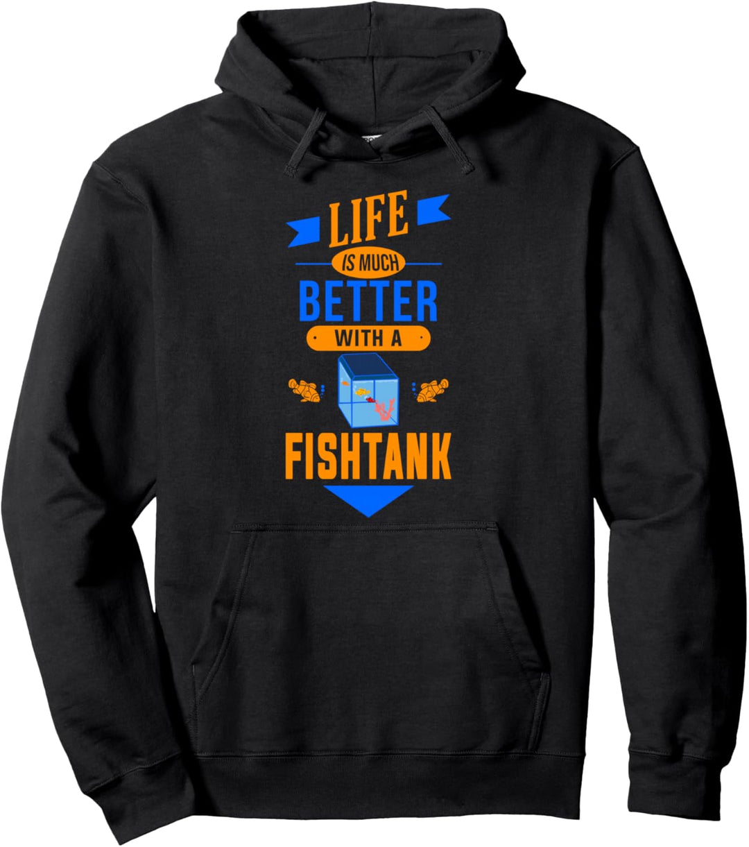 Aquarium Fische Aquarien deko Aquaristik Fishtank Aquarium Pullover Hoodie