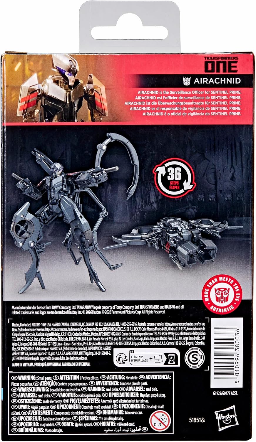 Transformers One Studio Series Deluxe-Klasse Airachnid Action-Figur | Transformers Studio Series Act