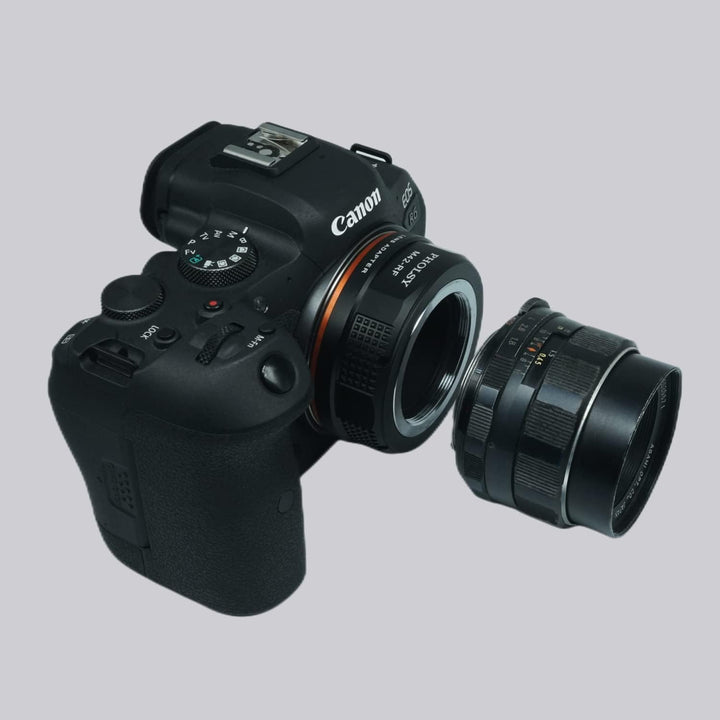 PHOLSY Objektivadapter Manueller Fokus Kompatibel mit M42 42mm Schraubmontage Mount Objektiv auf Can
