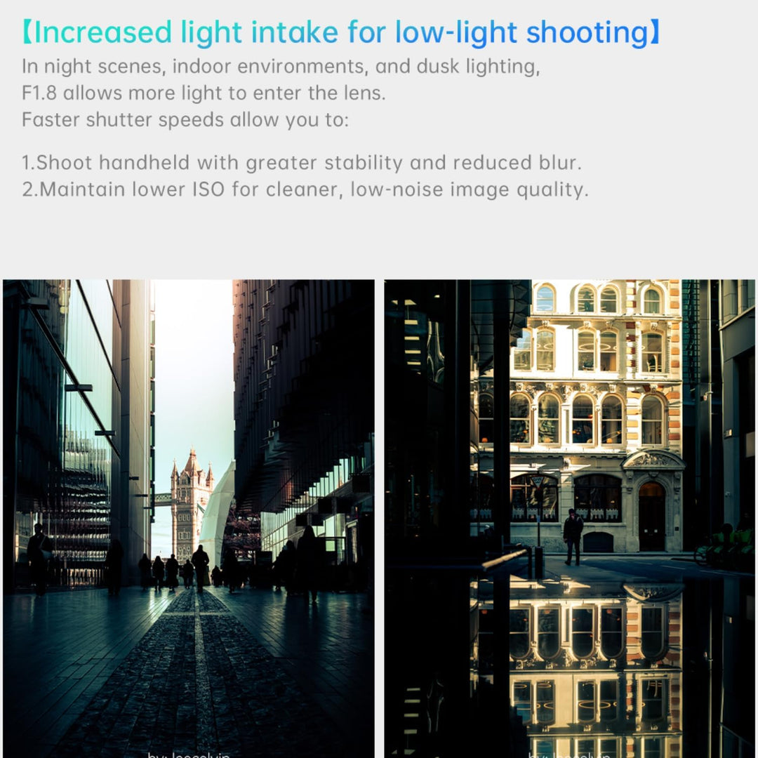 7artisans AF 25mm F1.8 Objektiv für Sony E (APS-C) – leichtes Weitwinkelobjektiv mit STM-AF, Metallb