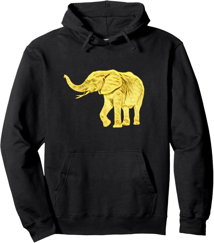 Elefanten Motiv Afrika Tiermotiv Tiere Wildtiere Elefant Pullover Hoodie