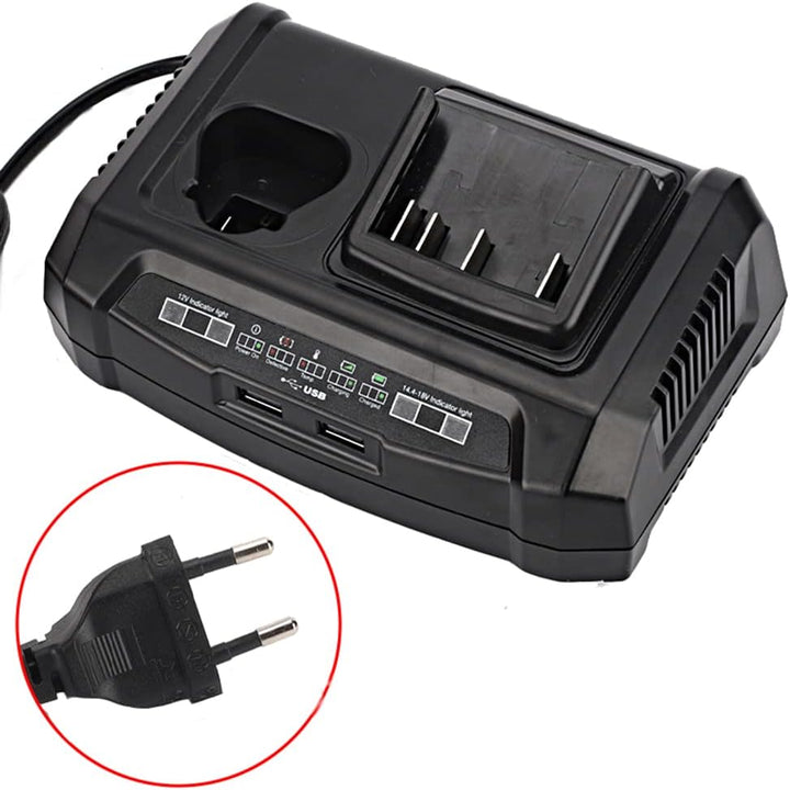 Dual Port Ladegerät für Bosch 10.8-18V Lithiumbatterien BAT411 BAT411A BAT412A BAT610G 2607336013 16