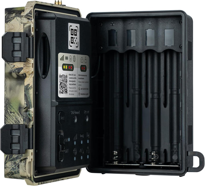 DÖRR Cloud Mini 4G/LTE Wildkamera, Überwachungskamera, Simlockfrei, iOS/Android/Web App, 4G Bild-& V