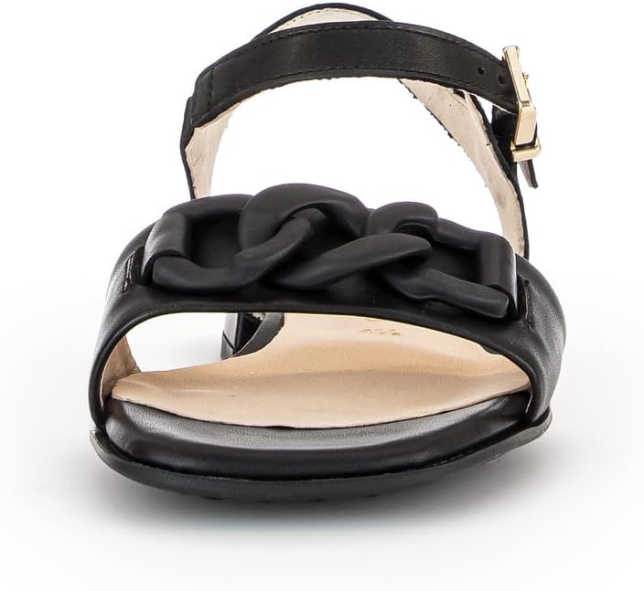 Gabor Damen Riemchensandalen, Frauen Sandalen,Moderate Mehrweite (G) 37 EU Schwarz 57, 37 EU Schwarz