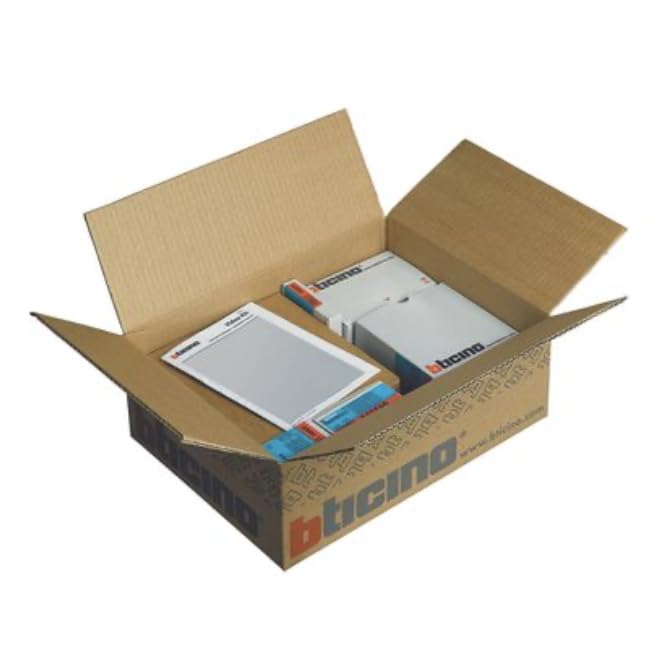 BTICINO 360005 Video-Türsprechanlage 351500 + 346050, Kamera 5 MP Weitwinkel 119°/92°, LED-Nachtsich