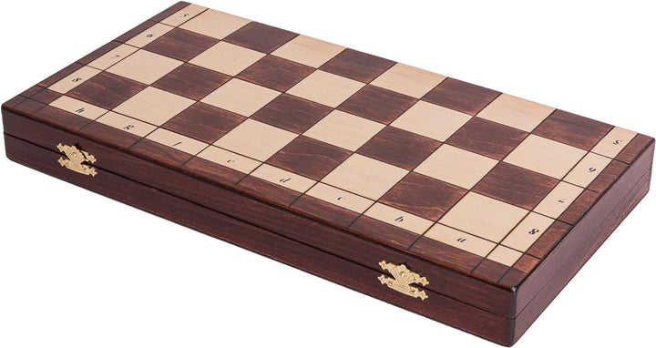 Square - Schach Schachspiel - MAGNETISCHE 350 - Schachfiguren & Schachbrett aus Holz