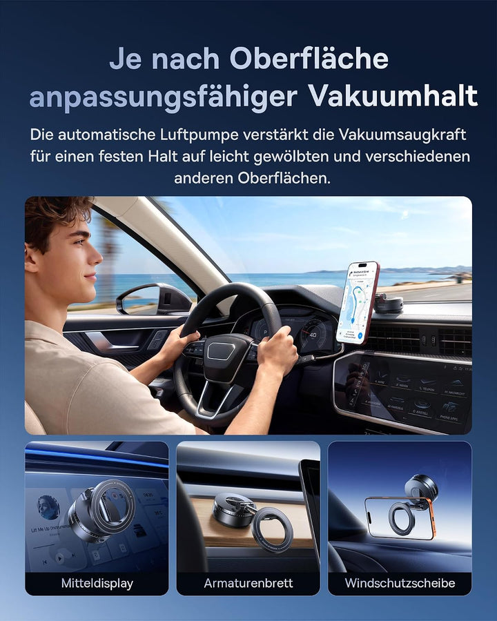 Baseus VC2 Flex Ultra Handyhalterung Auto Magnet, Elektronischem Vakuum
