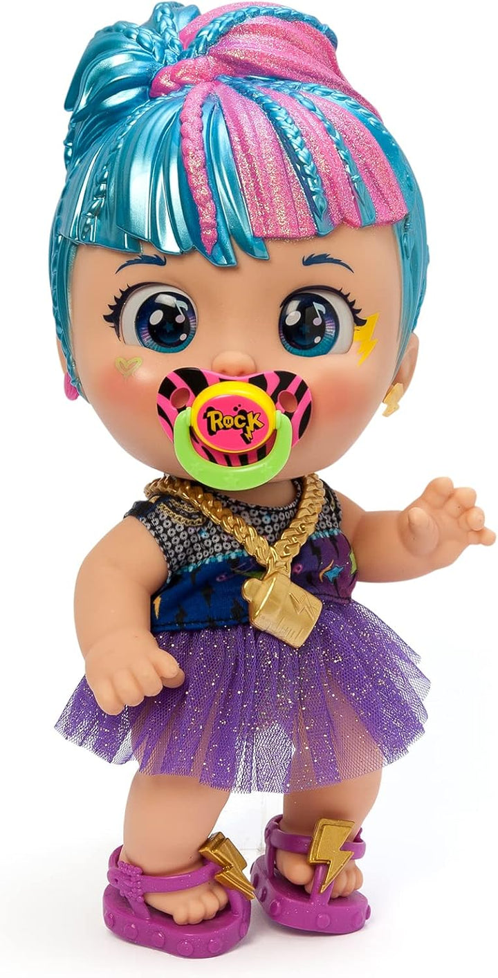 Baby Cool Roxie Rocker Puppe mit Kleidung, Schuhen und exklusiven Accessoires im Rock-Stil, inklusiv