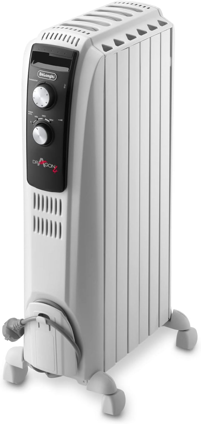 De’Longhi Dragon 4 TRD4 0615 Öl-Radiator 230 V, 50 Hz 1.500, 1500 W