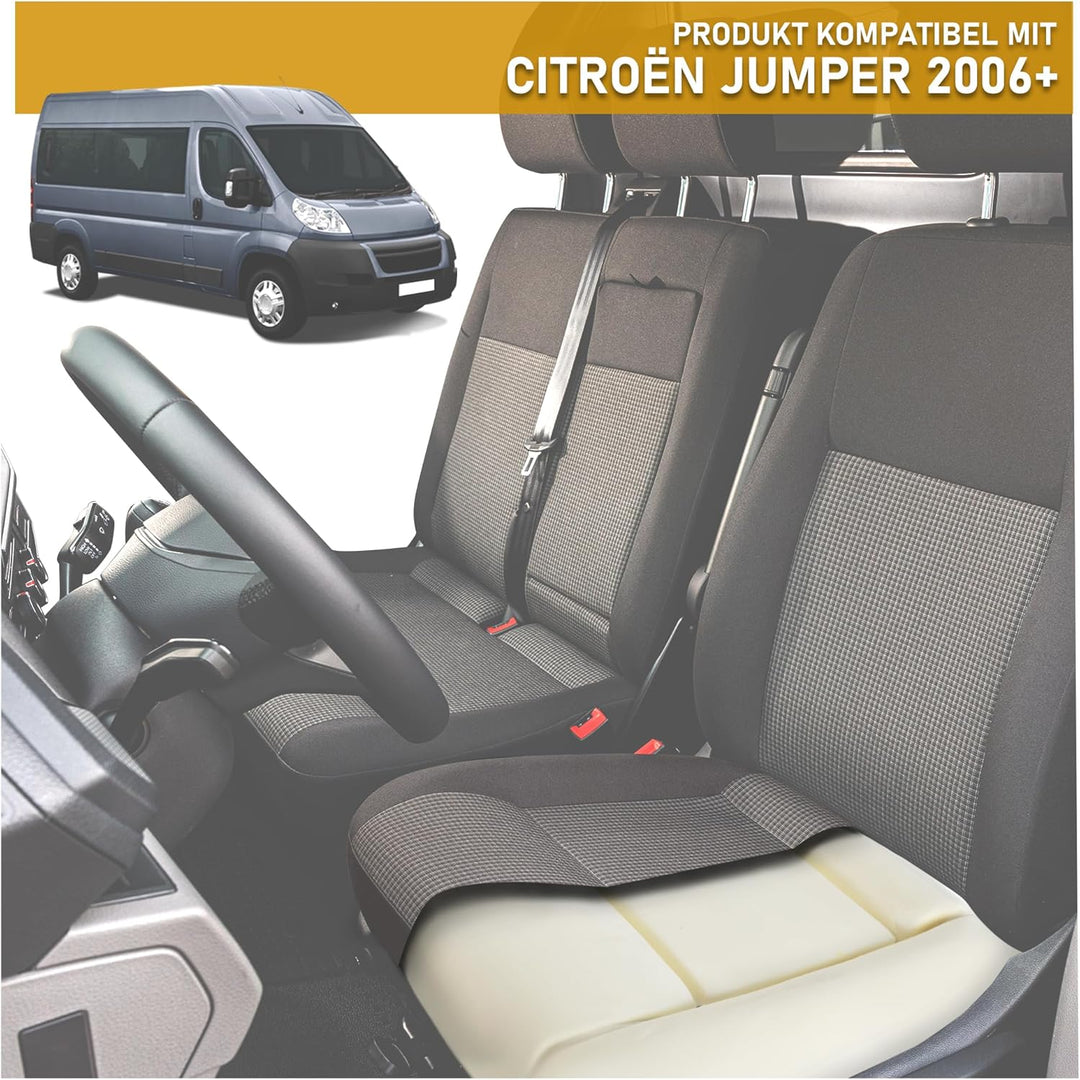 CHROMEMASTER - Kompatibel mit Citroën Jumper 2006+ | Schaumstoff für den Autositz, Sitzschaum für di