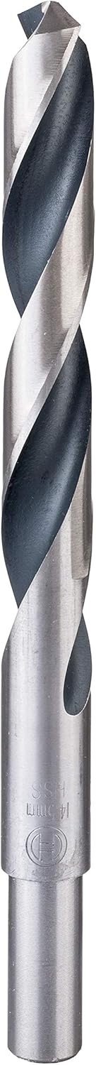 Bosch Professional HSS Spiralbohrer PointTeQ (für Metall, reduzierter Schaft, 14,5 x 114 x 169 mm, Z