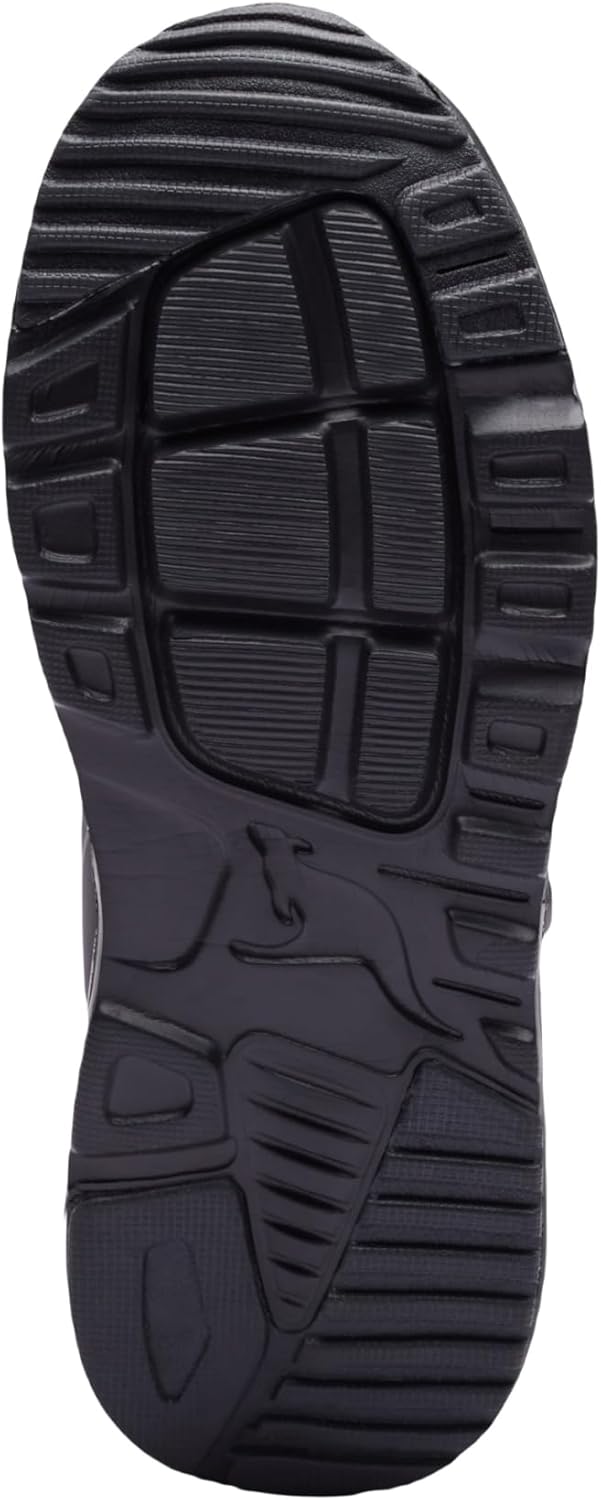 KangaROOS Unisex Kinder Kx-Hydro Sneaker 25 EU Jet Black Steel Grey, 25 EU Jet Black Steel Grey