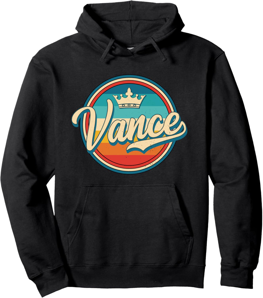 VANCE Retro Persönlicher Name Lustig Vintage Vorname VANCE Pullover Hoodie