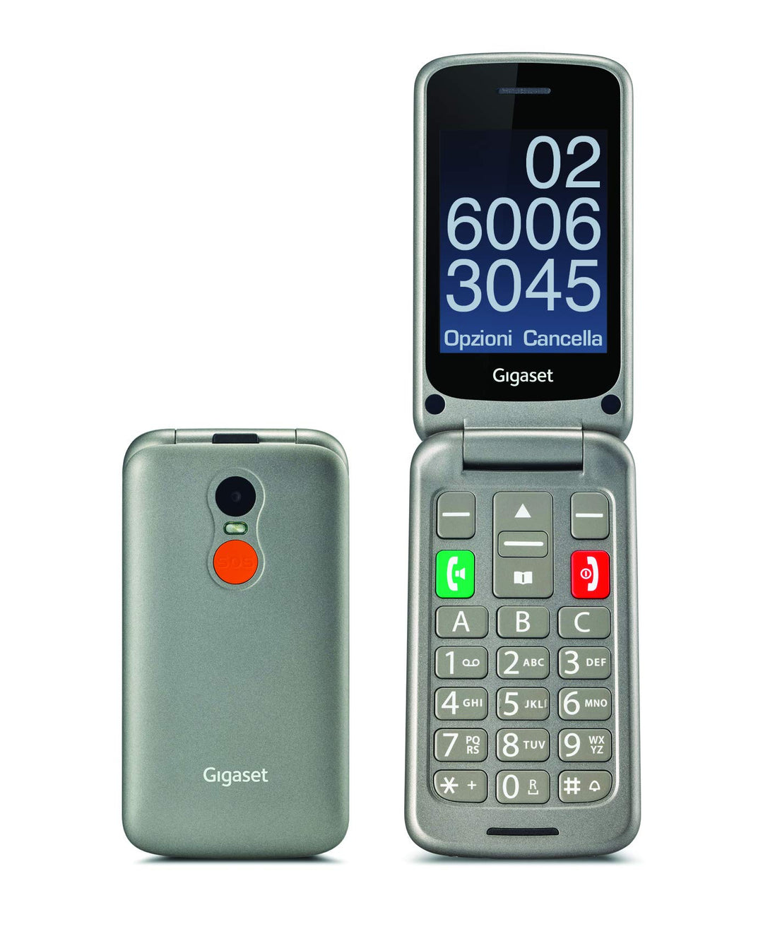 Gigaset GL590 GSM - Senioren GSM Mobiltelefon mit SOS-Funktion - einfache Bedienung mit 2,8" Farbdis