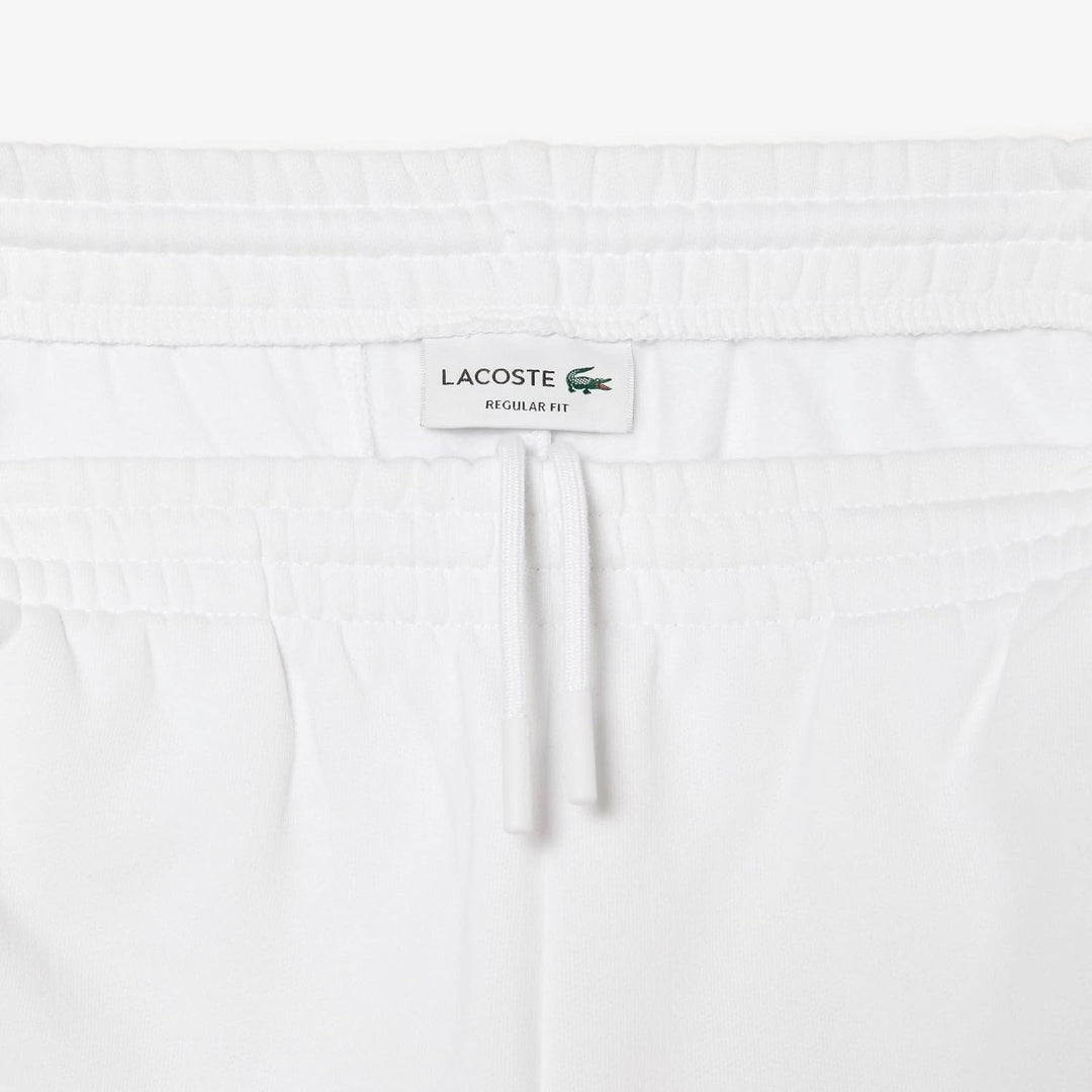 Lacoste Herren Kurze Trainingshose GH9627, Männer Sportshorts,Freizeithose,Regular Fit S Blanc, S Bl