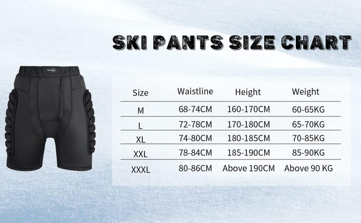 Tentock Schutzhosen Gepolsterte Protektorhosen Schutz Shorts Eva Pad Hip Butt Gepolstert Schutz Gear