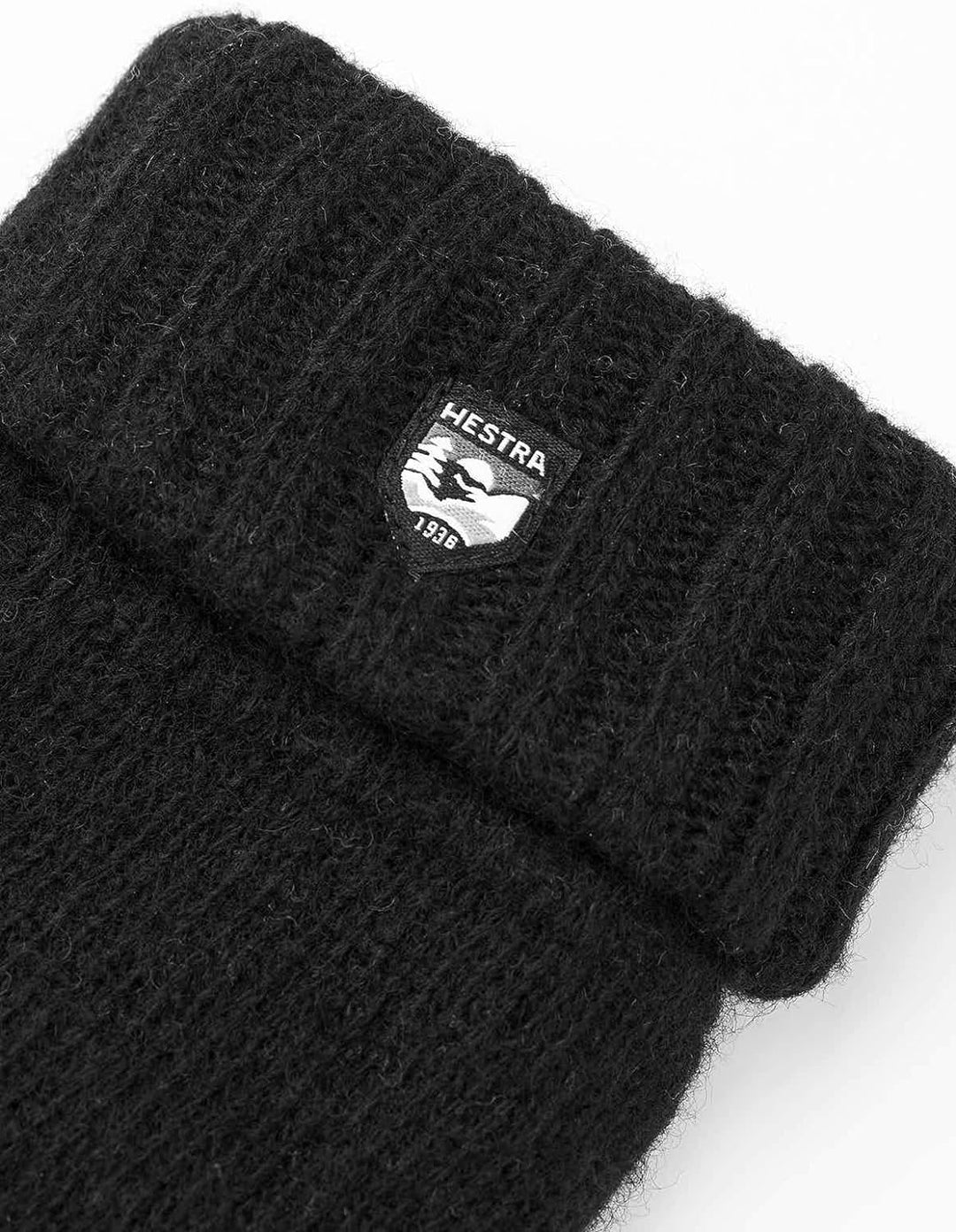 HESTRA Bonnie Knit Mitt 9 Schwarz, 9 Schwarz