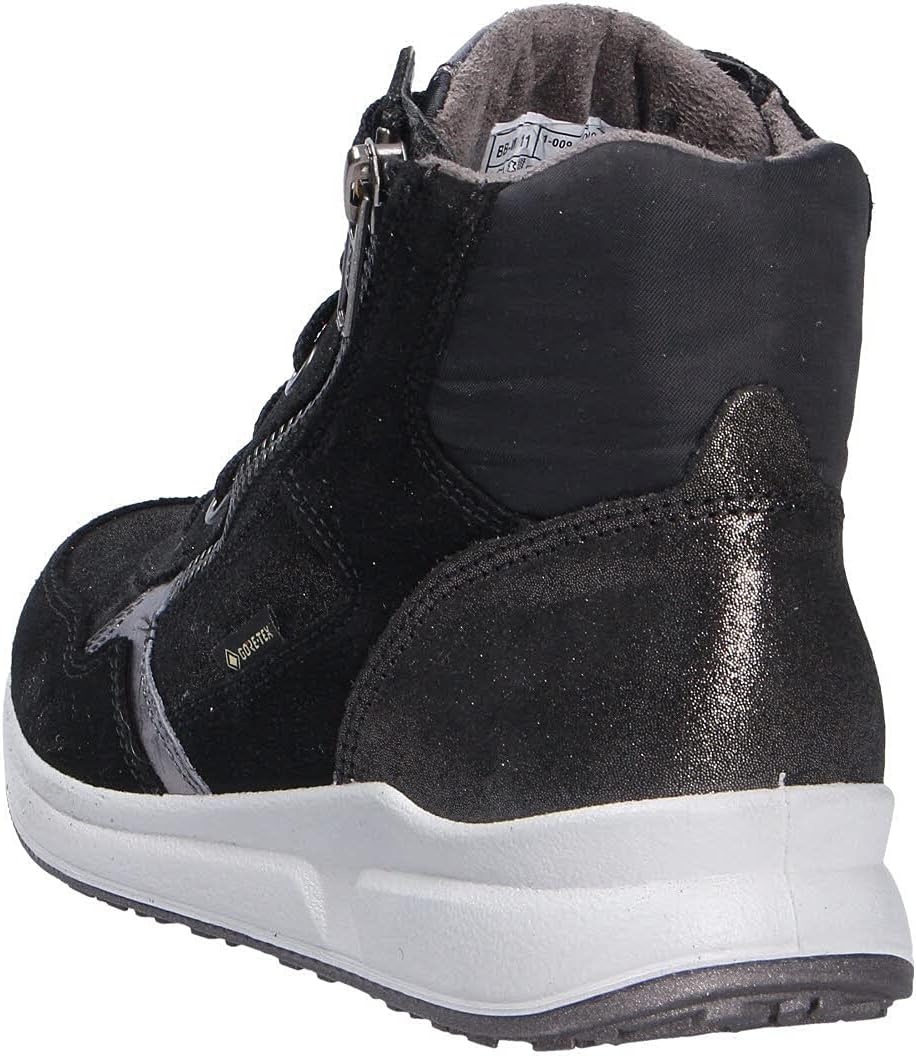 Superfit Mädchen MERIDA leicht gefütterte Gore-Tex Sneaker 25 EU Schwarz Schwarz 0000, 25 EU Schwarz