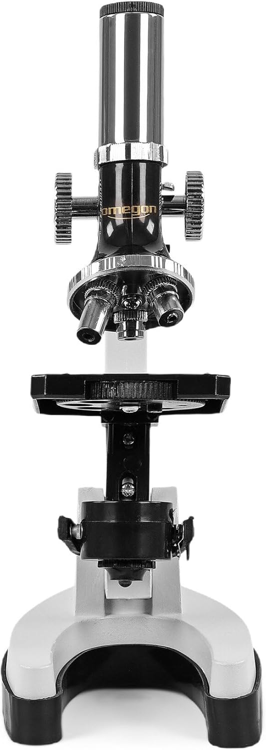 Omegon MonoView, Mikroskopier-Set, 1200x | Hochauflösendes Mikroskop für präzise Untersuchungen | In