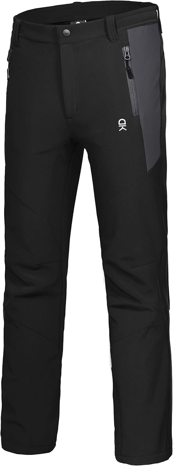 Little Donkey Andy Herren Winter Wanderhose Skihose Trekkinghose Snowboardhose, Softshell-Hose, Flee