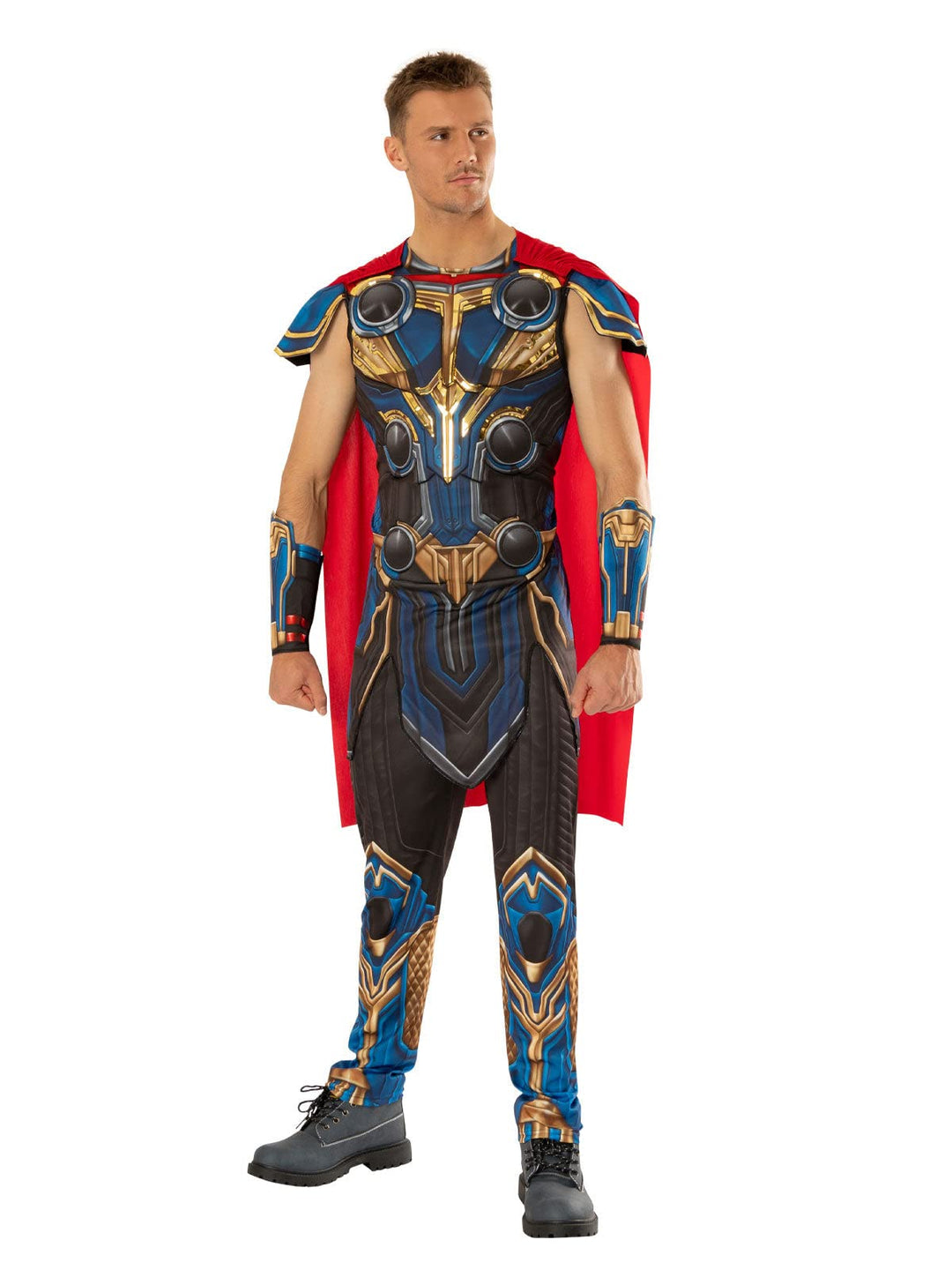 Rubies Offizielles Marvel Thor Love & Thunder Film, Thor Deluxe Herren-Kostüm, Erwachsenenkostüm – S