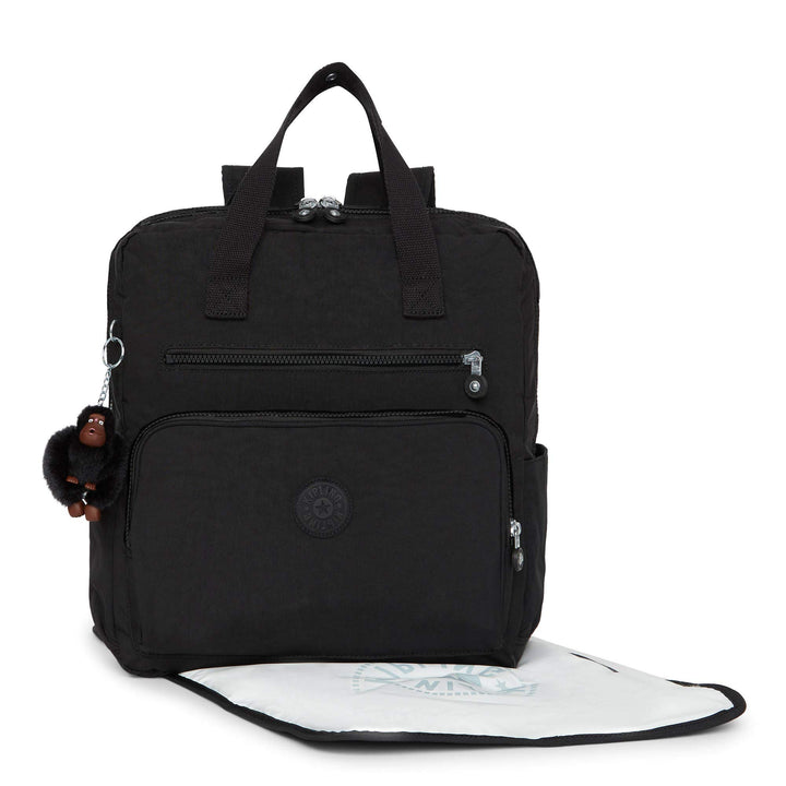 Kipling Audrie Rucksack Wickeltasche Peri Blau Schwarz, Schwarz
