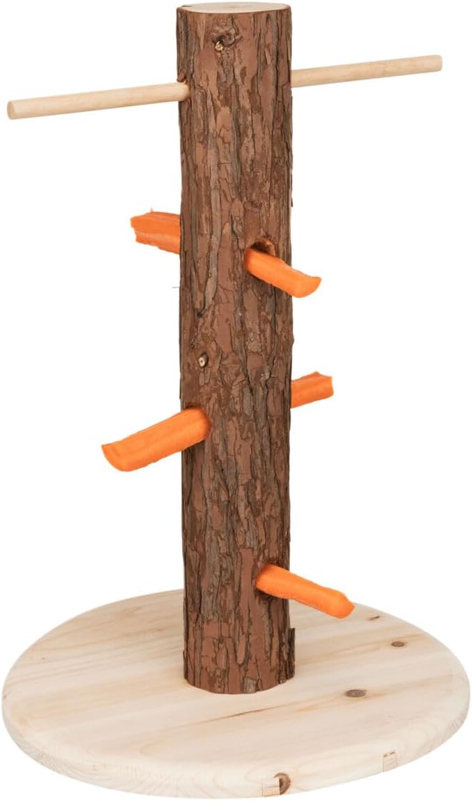 Trixie 61199 Futterbaum, Kaninchen, Rindenholz, ø 25 × 36 cm