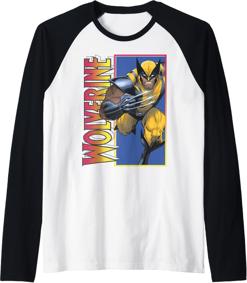 Marvel X-Men Wolverine Classic Color Raglan