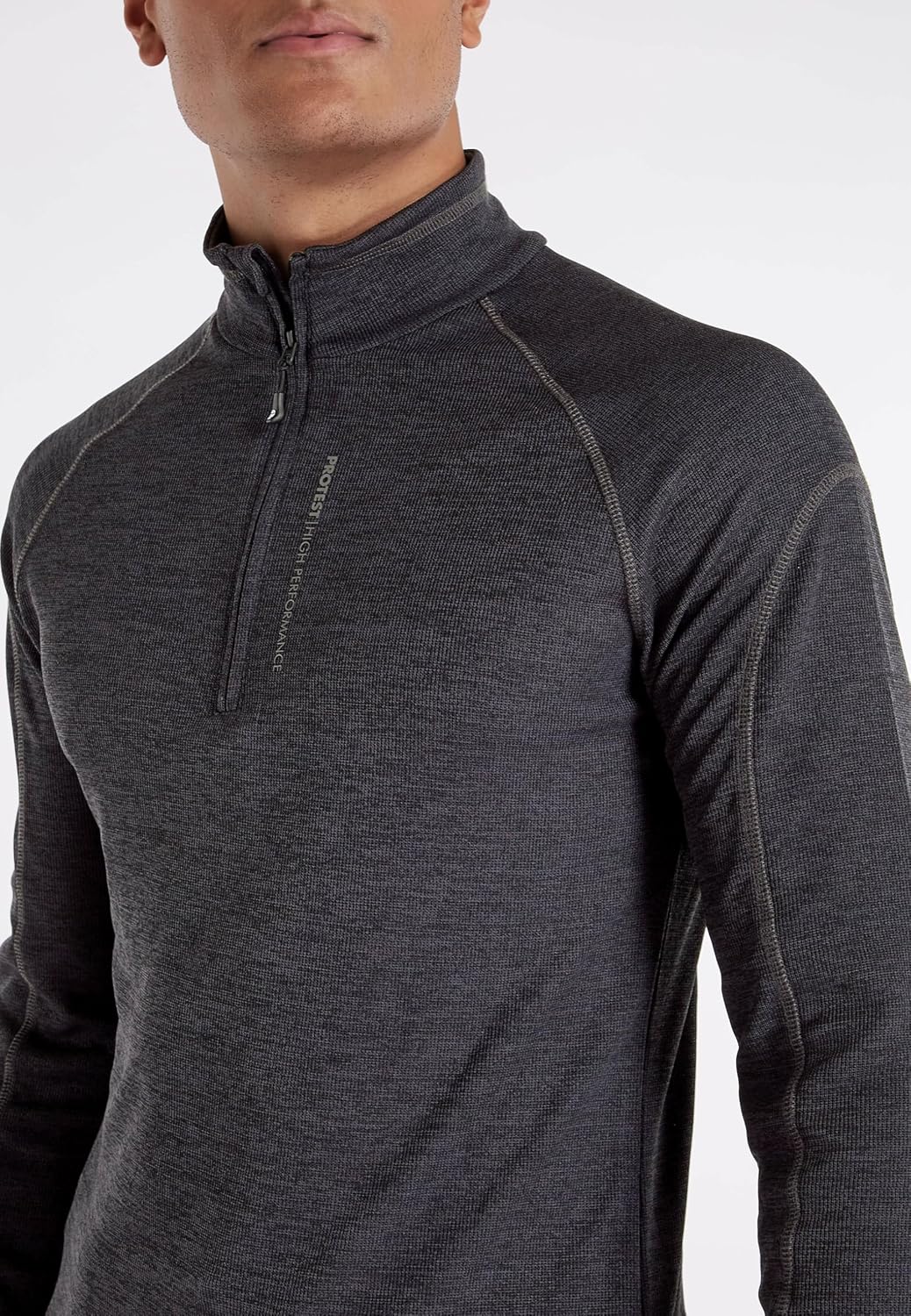 Protest Men Langer Ärmel PRTLOUISIANA S True Black, S True Black