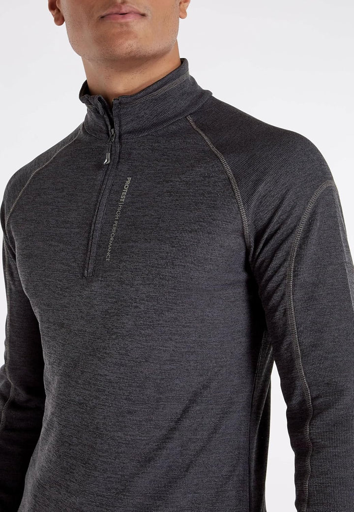 Protest Men Langer Ärmel PRTLOUISIANA S True Black, S True Black