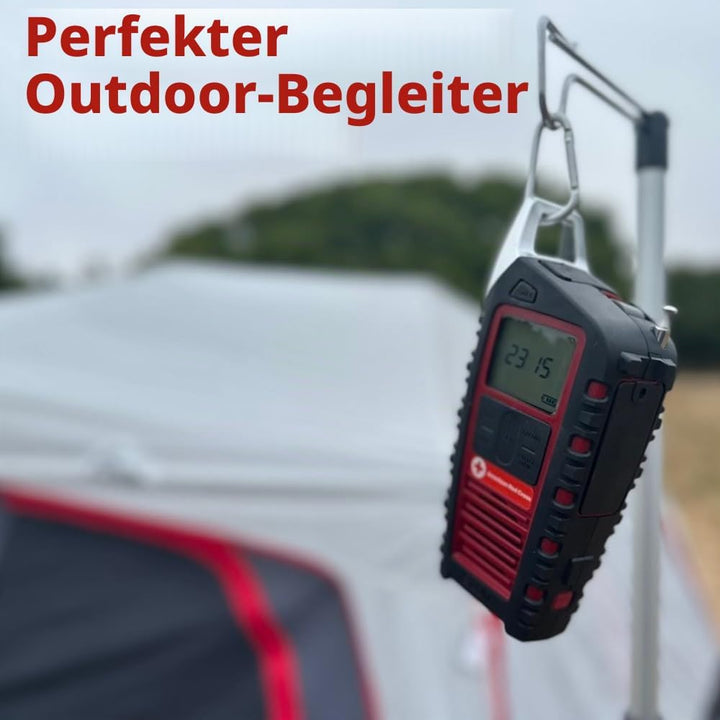 Eton American Red Cross Adventure Series Odyssey Multi-Band-Radio (AM/FM/NOAA/Kurzwelle) mit Bluetoo