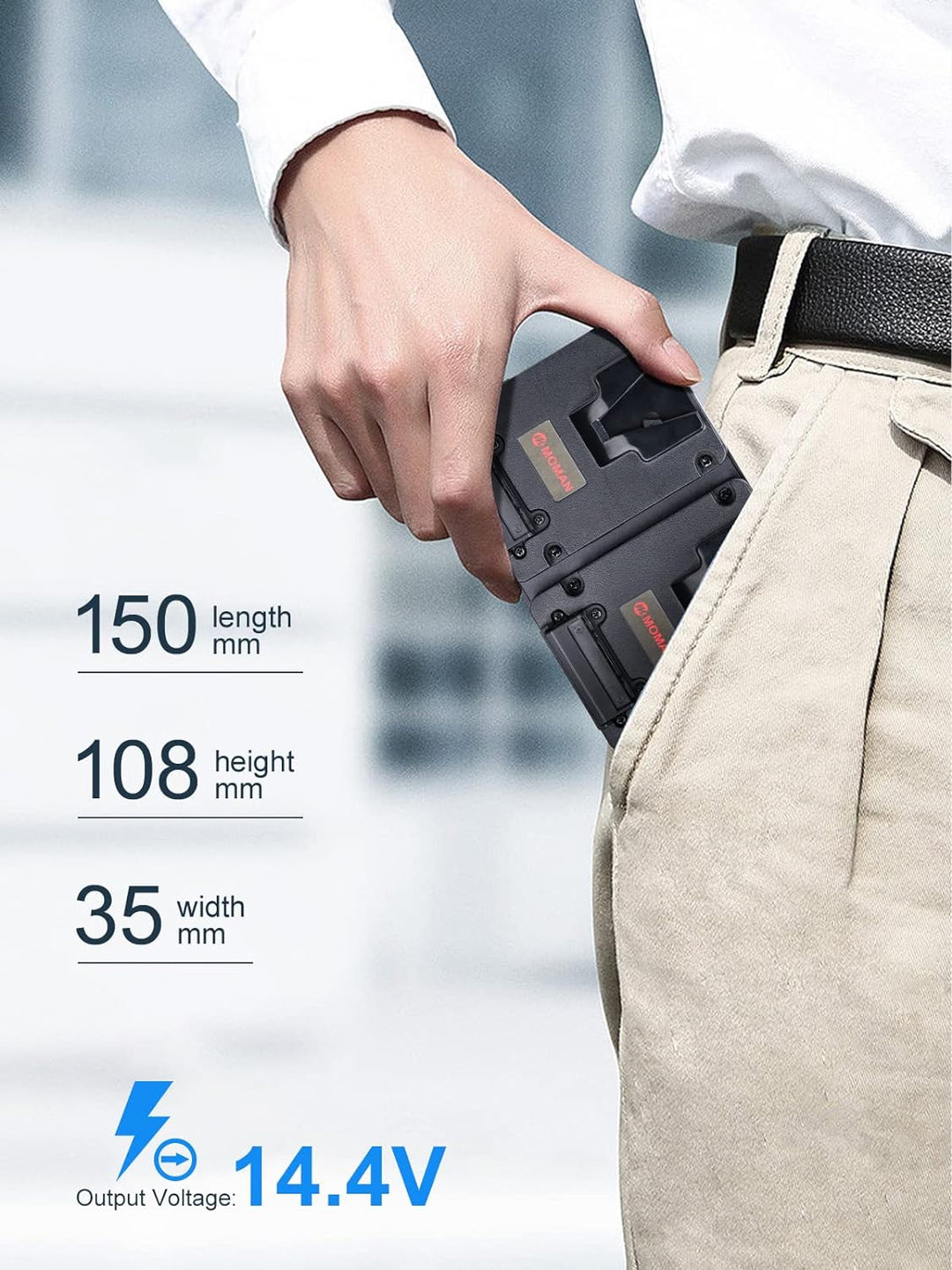 Moman DVBP Dual V-Mount Akkuplatte 2 in 1 Unterbrechungsfreie Plate V Lock Batterie Adapterplatte mi