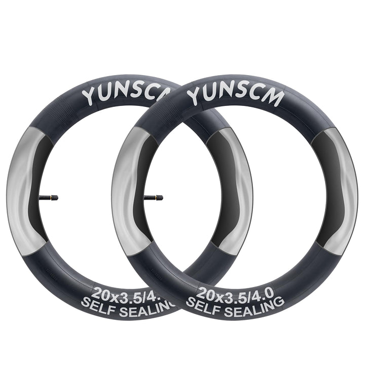 YunSCM 2er-Pack Selbstdichtend 20 Zoll Schlauch 20x3.5/4.0 AV32mm Valve，pannensicherer，Selbstreparie