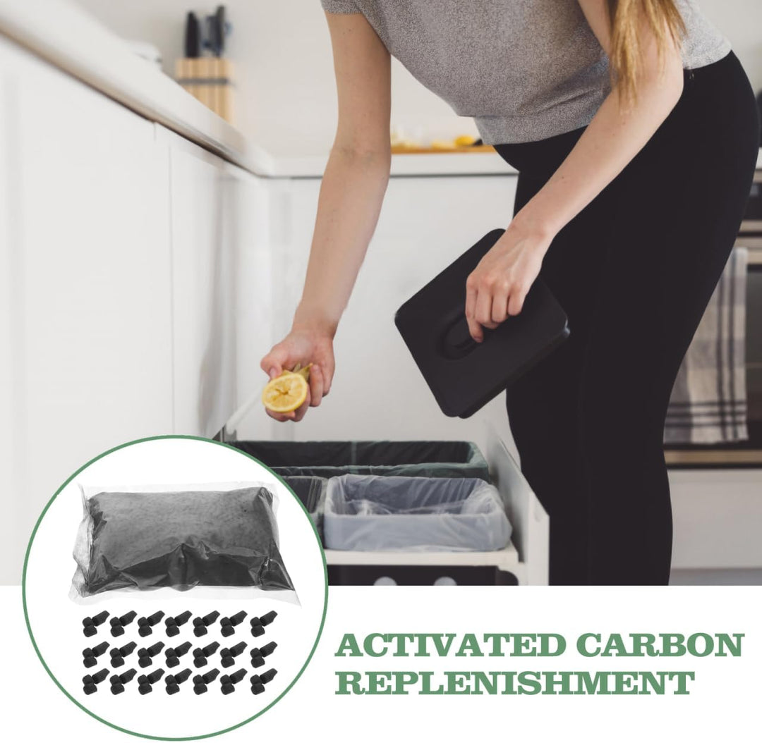 BESTOYARD Aktivkohlefilter Nachfüllpack Für Küchenkomposter Kompostfilter Mit Geruchsabsorption Zur