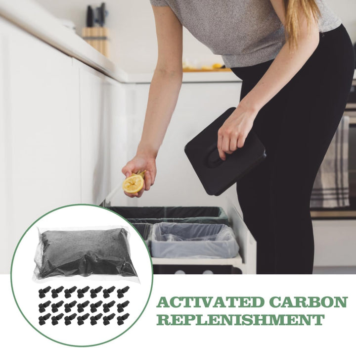 BESTOYARD Aktivkohlefilter Nachfüllpack Für Küchenkomposter Kompostfilter Mit Geruchsabsorption Zur