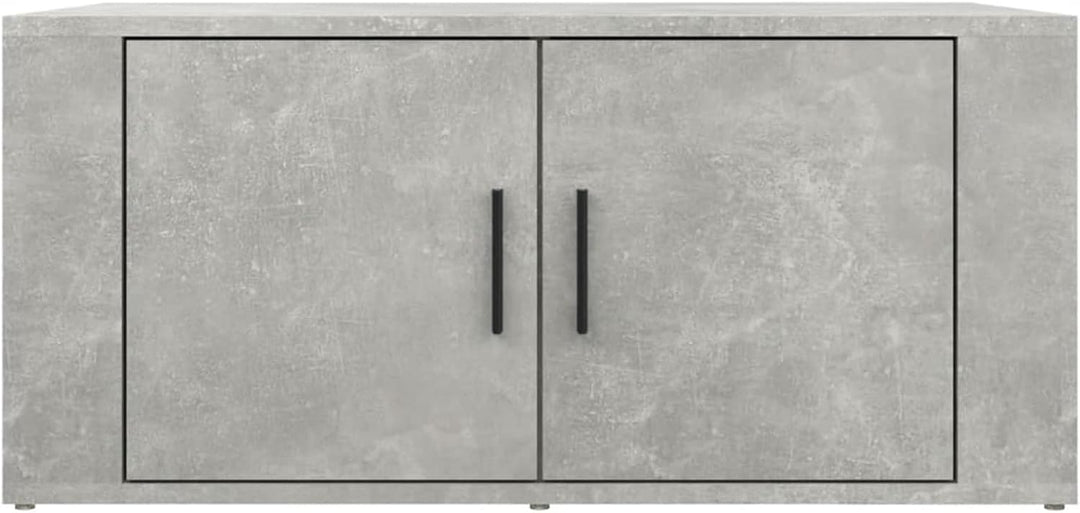 Tidyard Couchtisch Modernes Design Beistelltisch mit 2 Fächer Wohnzimmertisch Kaffeetisch Sofatisch