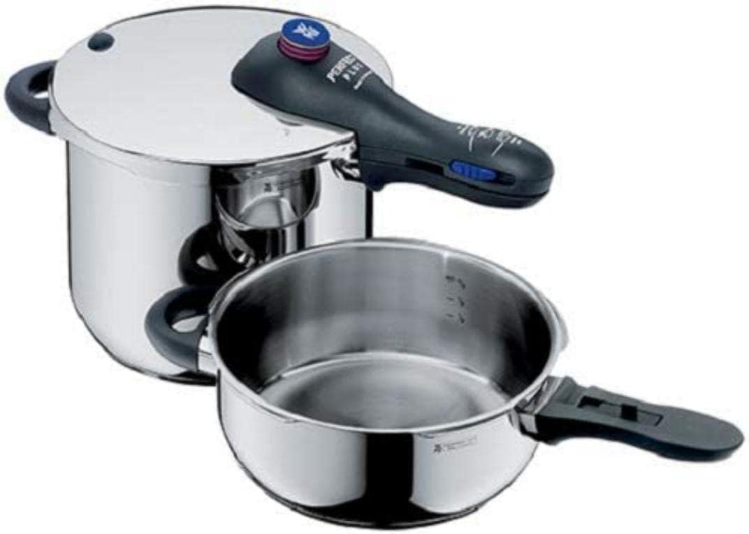 WMF Topf-Set Perfect Plus mit Korb 22 cm - 4,5L+8.5L silber