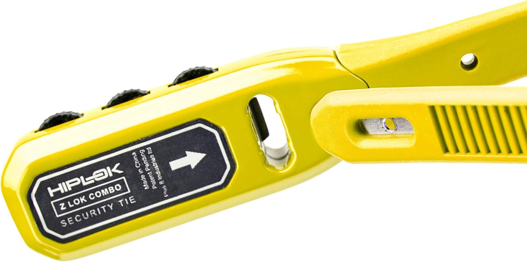 Hiplok Z Lok Combo Sicherheitsverschluss Unisex Yellow Z Lok Combo, Yellow Z Lok Combo