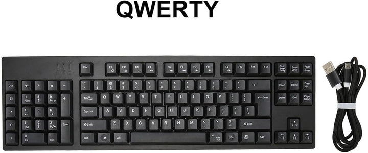 Yctze 109-Tasten-Nummernblock-Tastatur Links, Linkshändige Tastatur mit Ergonomischem Layout, Micro-
