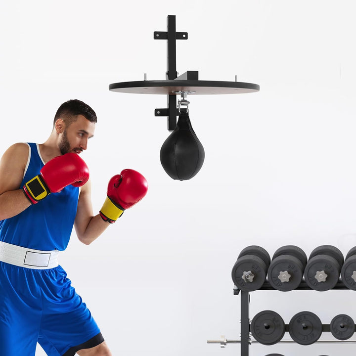 Log Farbe Speed Bag Plattform, Speed Bag Plattform Kit, Heavy Duty Boxing Training Ausrüstung mit Pu