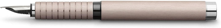 Faber-Castell 148423 - Füller Essentio, Feder B, Aluminium Rose rosé Füller Feder B, rosé Füller Fed