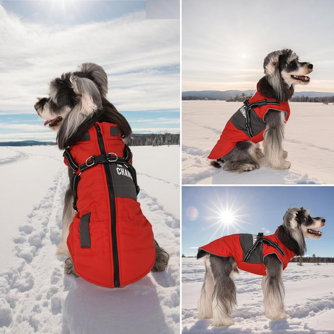Hundemantel Winter Hundejacke Hundegeschirr Mantel Welpenmantel Jacke Weste Kleidung Kleines Hundege