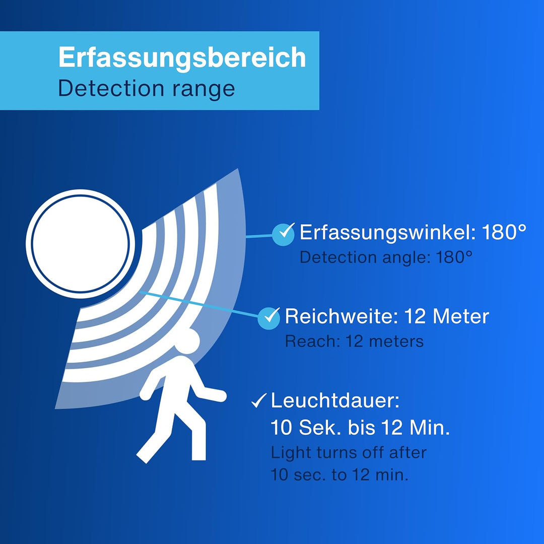 REV 0075362103 Bewegungsmelder, McSensor 360°/12m, Dämmerungsr. 15Min. 2300W, 600VA, weiss Weiss 230