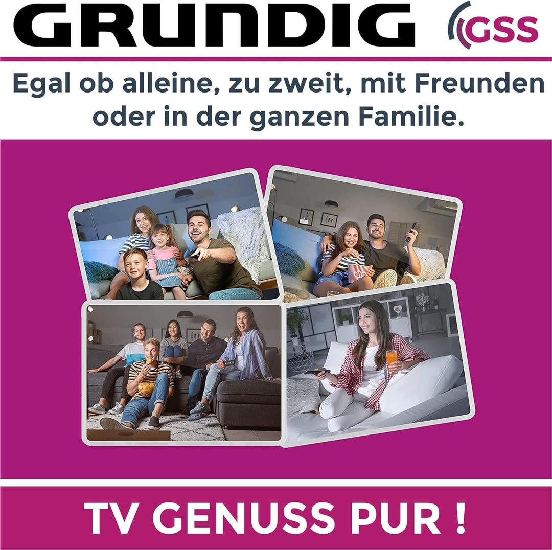 [ Test SEHR GUT *] GSS 5/8 Multischalter + GSS Grundig 4fach Quad LNB im Set, Multiswitch für 1 Sate