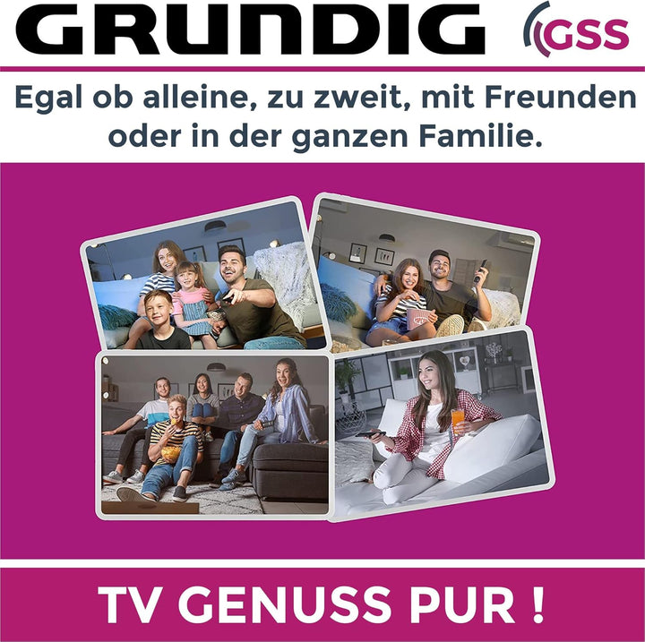 [ Test SEHR GUT *] GSS 5/8 Multischalter + GSS Grundig 4fach Quad LNB im Set, Multiswitch für 1 Sate