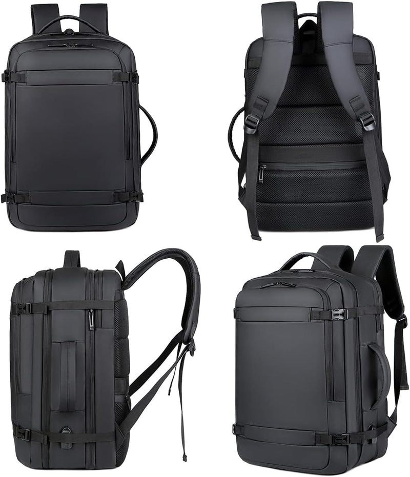 BAGZY Laptop Rucksack 17 Zoll Rucksack Herren Handgepäck Rucksack 45x36x20 Rucksack Wasserdicht Erwe