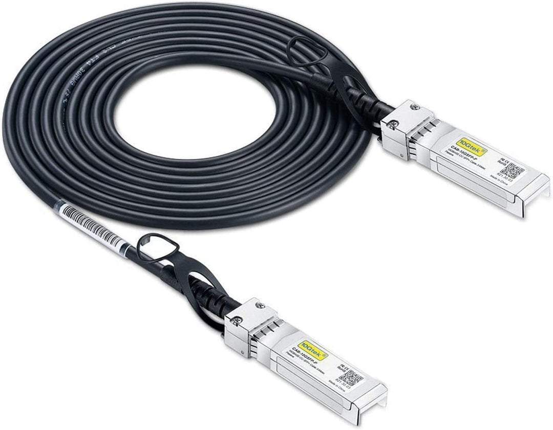 10Gtek SFP+ DAC Twinax Kabel 5-Meter(16.5ft), 10G SFP+ to SFP+ Direct Attach Copper Passive Cable fü