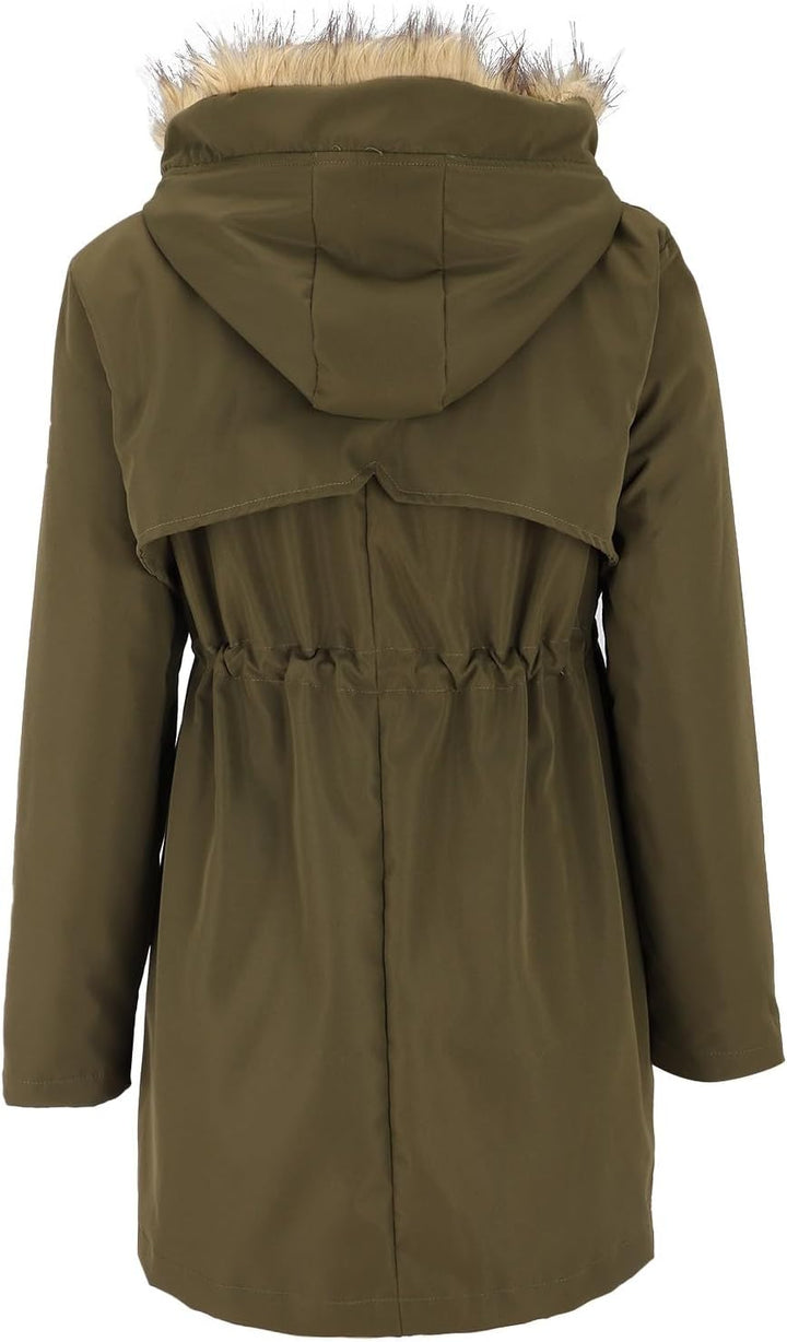 Umstandsjacke Mit Babyeinsatz, Umstands Baumwolljacke 3 In 1 Winter Knielanger Tragejacke Mit Einste