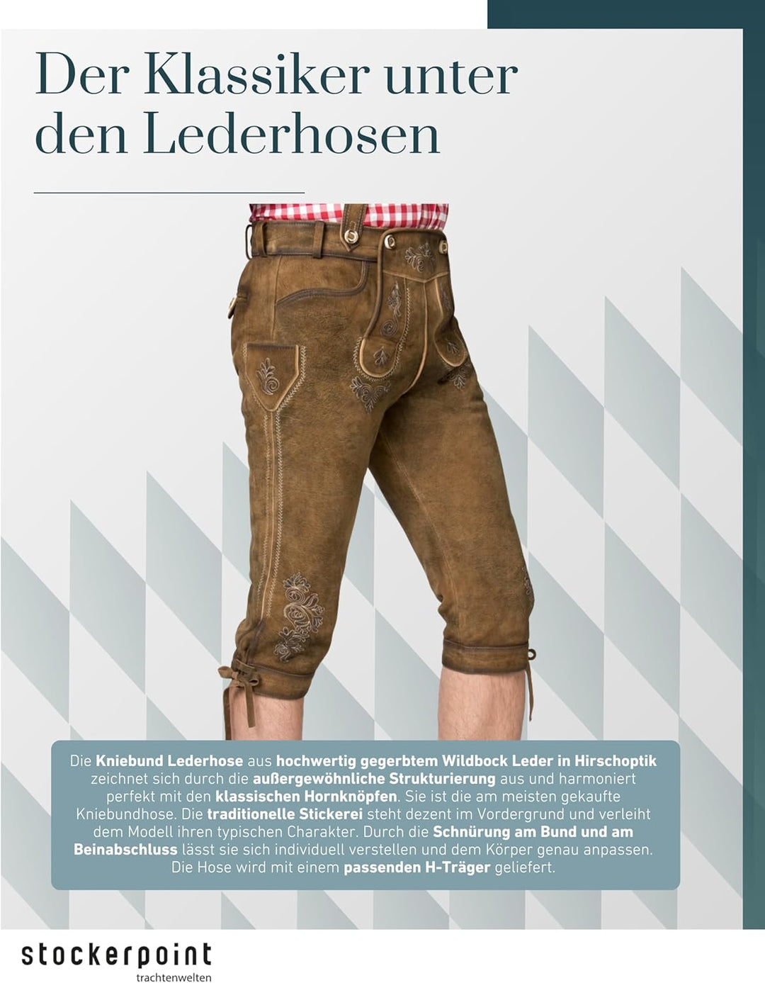Stockerpoint Herren Hose 44 Havanna Gespeckt, 44 Havanna Gespeckt