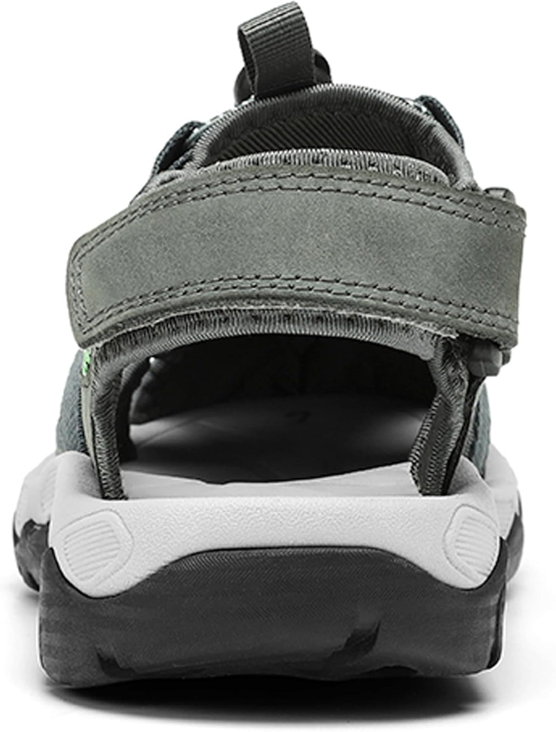 ZYLDK Herren Sandalen Leder Strand Trekkingsandalen Outdoorschuhe Sommer Wanderschuhe Männer Sport-O